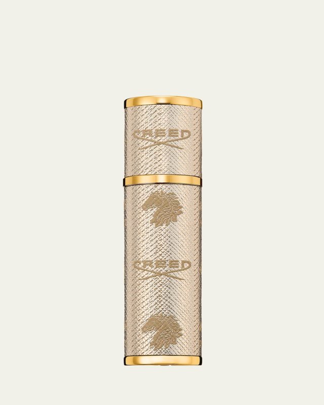 Refillable Gold Travel Spray Atomizer, 0.16 oz.